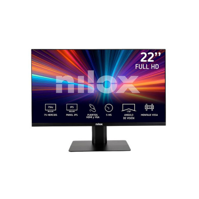 Monitor Nilox 21.5? 75hz 5ms Vga Hdmi Preto