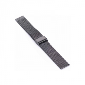 Milanese Steel Straps Black para Smartwatch 42mm até 49mm