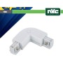 Connector  L  Track EUROTRACK - White Color