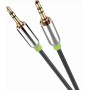 IPure Jack Audio Cable de alta qualidade 1 Metro Gold Plated