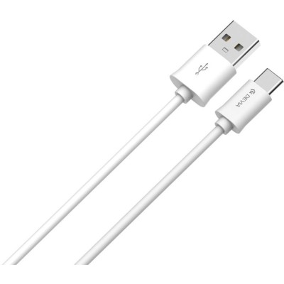 Cabo Devia Smart da  USB a Tipo-C 1 metro Branco