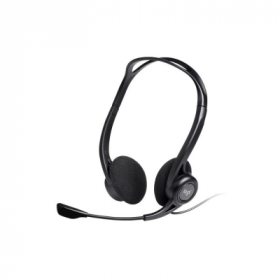 Auscultadores Logitech PC 960 com Microfone Usb Pretos