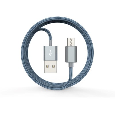 Cable Data Charge Gracious Devia Android M-Usb 1.5mt Grey