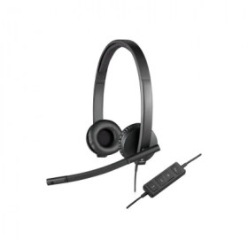 Auscultadores Logitech H570E com Microfone Usb Preto