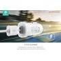 Smart USB Car Charger 2.1 A. Devia White 