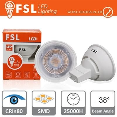 GU10 Lampadina LED - 3W 3000K 250LM 100° CRI80 Antiriflesso