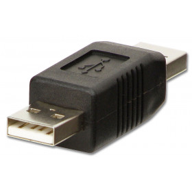 Lindy 71229 adaptador para cabos USB A Preto