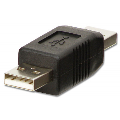 Lindy 71229 adaptador para cabos USB A Preto