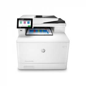 Impressora Multifunções Laser Color HP LaserJet Enterprise MFP M480F Fax Duplex Branca