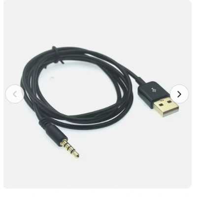 Usb para 3.5mm macho cabo de áudio usb a para 3 5 jack aux adaptador fio fone de ouvido alto-falante desktop pc tv carro estére