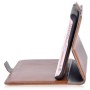 Custodia Libro Portadoc Pelle per iPhone 6/6S PLUS Marrone