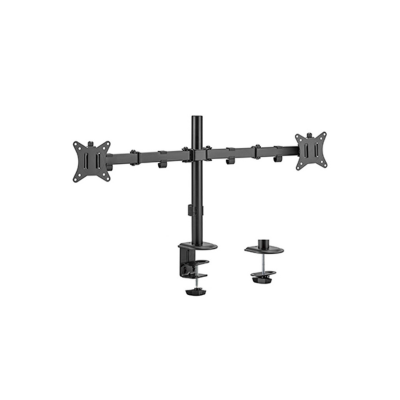 Suporte para 2 Monitores para Secretária 17" a 32"  Max 9Kg
