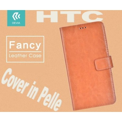 Fancy Case Leather for HTC X9 Brown