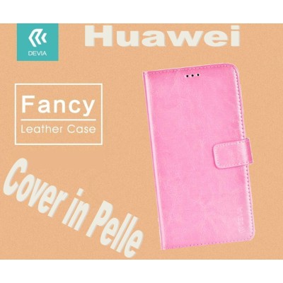 Fancy Case Leather for Huawei P9 Pink