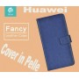 Fancy Case Leather for Huawei G8 Navy