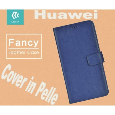 Fancy Case Leather for Huawei G8 Navy
