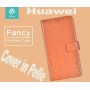 Fancy Case Leather for Huawei P8 Lite Brown