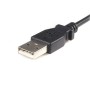 StarTech.com 0.5m USB A microB cabo USB USB 2.0 0,5 m Micro-USB B Preto