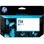 HP Tinteiro DesignJet 728 Ciano de 130 ml