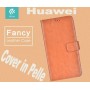 Fancy Case Leather for Huawei P9 Lite Brown