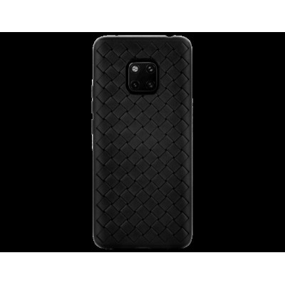 Woven Pattern Design Soft Case for Huawei Mate 20 Pro Black