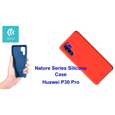 Nature Series Silicone Case for Huawei P30 Pro Red