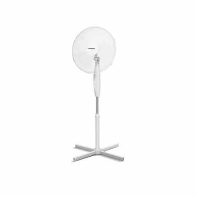 Ventilador de pé, 16 polegadas, 3 lâminas, 3 velocidades, branco, 2 peças