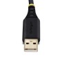 StarTech.com 1P10FFCN-USB-SERIAL cabo de série Preto 3 m USB Type-A DB-9