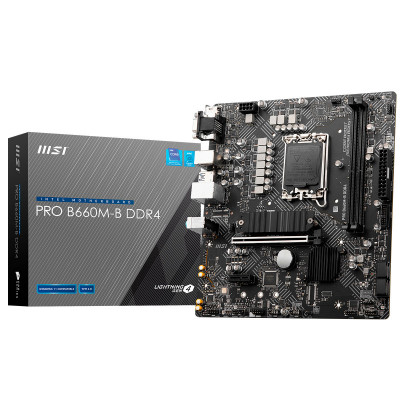 Motherboard MSI Pro B660M-B mATX DDR4 Lga1700