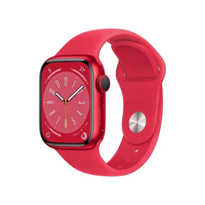 Apple Watch Series 8  GPS  41mm  Caixa de AlumÃ­nio Vermelha  Correia Desportiva Vermelha