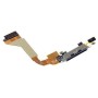 Carregar conector com cabo plano para iPhone 4 preto