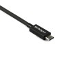 StarTech.com TBLT34MM80CM cabo Thunderbolt 0,8 m 40 Gbit s Preto