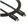 StarTech.com TBLT34MM80CM cabo Thunderbolt 0,8 m 40 Gbit s Preto