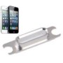 Conector quadro inferior  para Iphone5 Prata