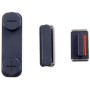 3 em 1 Botao Mute + Poder + Volume para iPhone 5S Preto