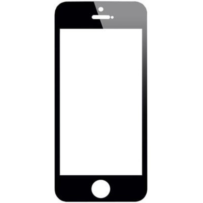 Touch Screen frente  para iPhone 5S Preto