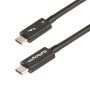 StarTech.com TBLT4MM1M cabo Thunderbolt 1 m 40 Gbit s Preto