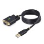 StarTech.com 1P3FFCNB-USB-SERIAL cabo de série Preto 1 m USB Type-A DB-9