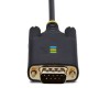 StarTech.com 1P3FFCB-USB-SERIAL cabo de série Preto 1 m USB Type-A RS-232