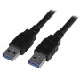 StarTech.com USB3SAA3MBK cabo USB USB 3.2 Gen 1 (3.1 Gen 1) 3 m USB A Preto