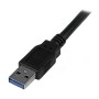 StarTech.com USB3SAA3MBK cabo USB USB 3.2 Gen 1 (3.1 Gen 1) 3 m USB A Preto