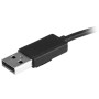 StarTech.com Concentrador USB 2.0 portátil de 4 portas com cabo integrado