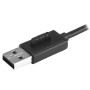 StarTech.com Concentrador USB 2.0 portátil de 4 portas com cabo integrado