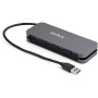 StarTech.com HB30AM4AB hub de interface USB 3.2 Gen 1 (3.1 Gen 1) Type-A 5000 Mbit s Preto, Cinzento