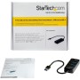 StarTech.com HB30A4AIB hub de interface USB 3.2 Gen 1 (3.1 Gen 1) Type-A 5000 Mbit s Preto