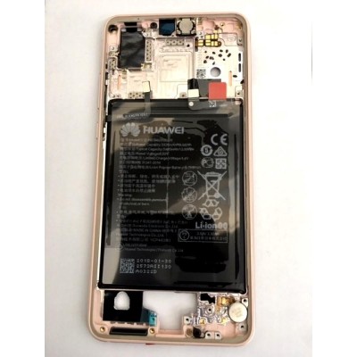 Huawei P20 (Emily) middle frame with battery pink 02351WKK