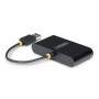 StarTech.com ST4200MINI2-USB-HUB hub de interface USB 2.0 480 Mbit s Preto