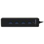 StarTech.com Concentrador USB SuperSpeed 3.0 portátil de 4 portas com cabo integrado