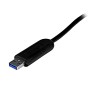 StarTech.com Concentrador USB SuperSpeed 3.0 portátil de 4 portas com cabo integrado