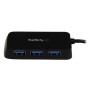 StarTech.com ST4300MINU3B hub de interface USB 3.2 Gen 1 (3.1 Gen 1) Type-A 5000 Mbit s Preto